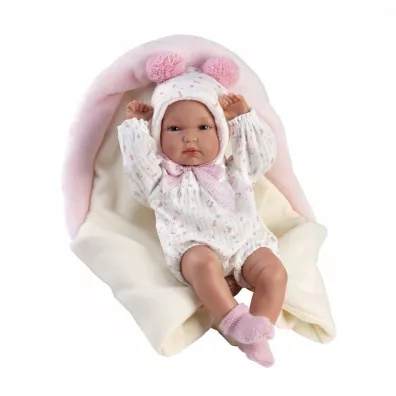 Lalka winylowa bobas Bimba ze �piworkiem 35cm Llorens