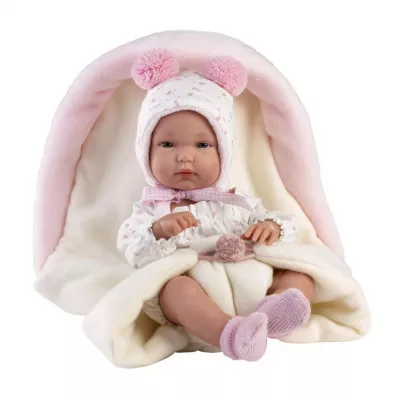 Lalka winylowa bobas Bimba ze �piworkiem 35cm Llorens