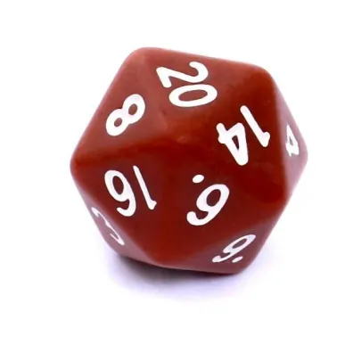 Komplet ko�ci RPG - Matowe - Br�zowe Rebel