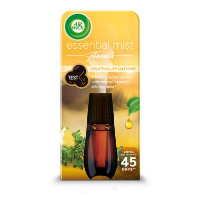 Air Wick Essential Mist Aroma orzeźwiający wkład do automatycznego odświeżacza o zapachu cytryny i tymianku 20 ml