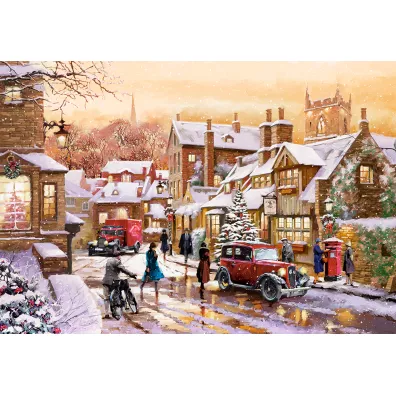 Puzzle 1000 el. Vintage Winterland Castorland