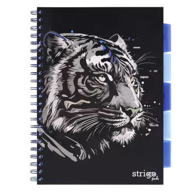 Koozeszyt Strigo A4 Project Book Tygrys czarny w kratk