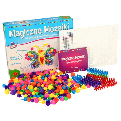 Magiczne mozaiki. Kreatywno i edukacja - 600 elementw Alexander