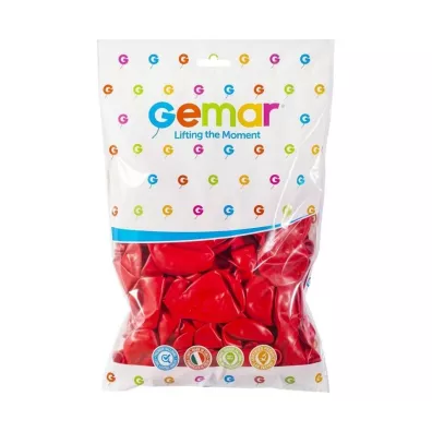 Godan Balony pastelowe czerwone 21cm