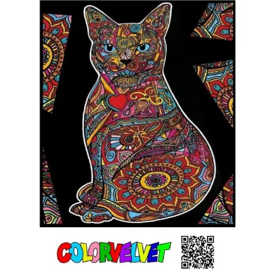 Kolorowanka Welwetowa 47x35 cm Kocisko