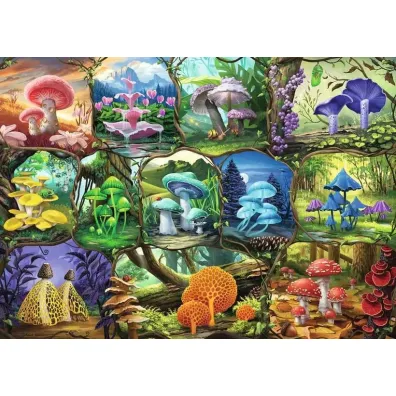 Puzzle 1000 el. Piekne grzyby Ravensburger