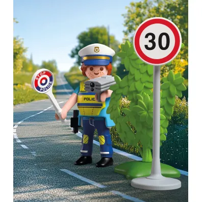 Playmobil Special Plus Policjant z radarem do pomiaru pr�dko�ci 72029