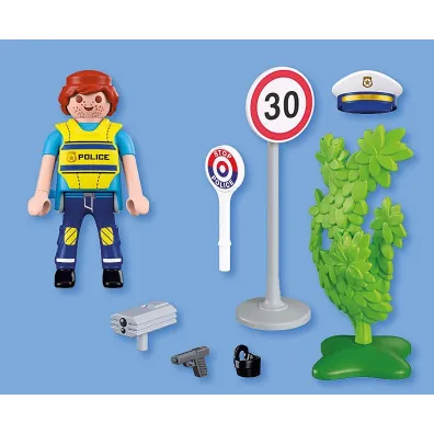 Playmobil Special Plus Policjant z radarem do pomiaru pr�dko�ci 72029