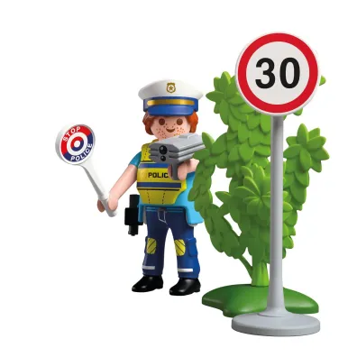 Playmobil Special Plus Policjant z radarem do pomiaru pr�dko�ci 72029