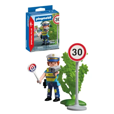 Playmobil Special Plus Policjant z radarem do pomiaru pr�dko�ci 72029