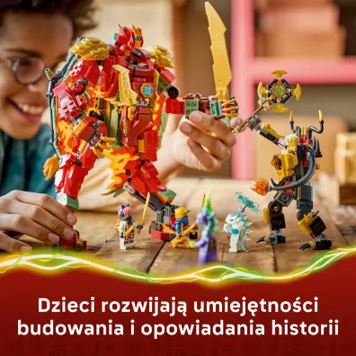 LEGO NINJAGO Transformuj�cy smoczy mech Wyldfyre 71868