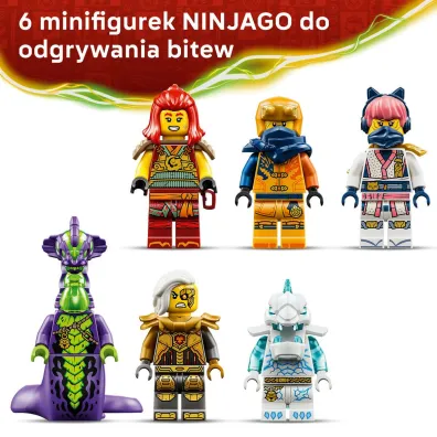 LEGO NINJAGO Transformuj�cy smoczy mech Wyldfyre 71868