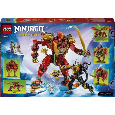 LEGO NINJAGO Transformuj�cy smoczy mech Wyldfyre 71868