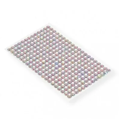 Polsirhurt Kryszta�ki samoprzylepne srebrne 6mm