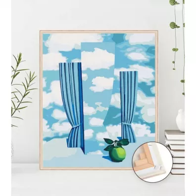 Malowanie po numerach. Ren Magritte Niebo