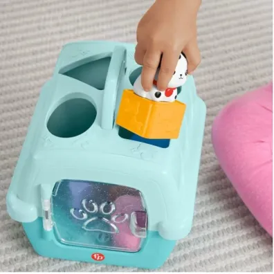 Fisher-Price. Pets Sorter Transporter z klockami Mattel