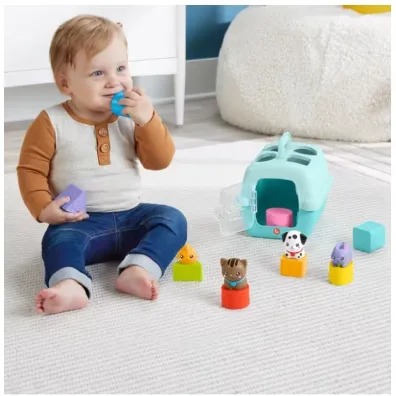 Fisher-Price. Pets Sorter Transporter z klockami Mattel