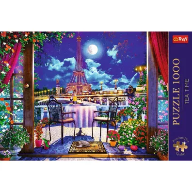 Puzzle 1000 el. Pary� w blasku ksi�yca Trefl