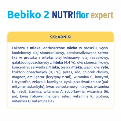 Bebiko 2 Mleko nast�pne dla niemowl�t powy�ej 6. miesi�ca �ycia 800 g
