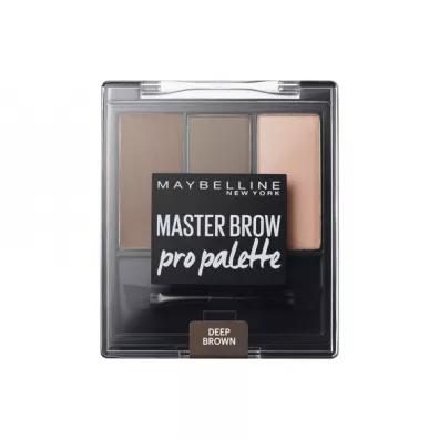 Maybelline Master Brow Pro Palette paleta do brwi Deep Brown 3.4 g