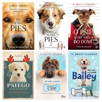 Pakiet: By� sobie pies, By� sobie pies 2, O psie, kt�ry wr�ci� do domu, Psiego najlepszego. By� sobie pies na �wi�ta, By� sobie szczeniak. Ellie, By� sobie szczeniak. Bailey - W. Bruce Cameron