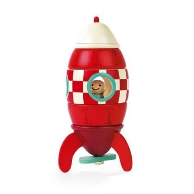 Rakieta drewniana magnetyczna Janod