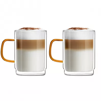 Vialli Design Komplet szklanek z podwjn ciank Amber 8593 2 x 350 ml