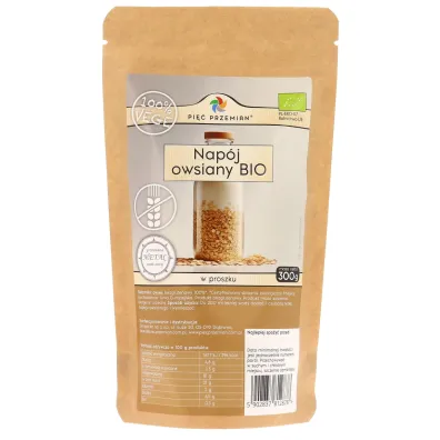 Pi�� Przemian Nap�j owsiany w proszku bezglutenowy 300 g Bio