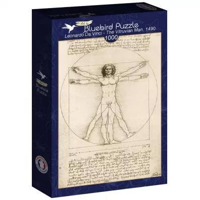 Puzzle 1000 el. Leonardo Da Vinci 1490 Bluebird Puzzle
