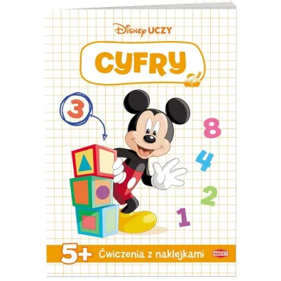 Disney uczy Miki �wiczenia z naklejkami cyfry UDN-9308