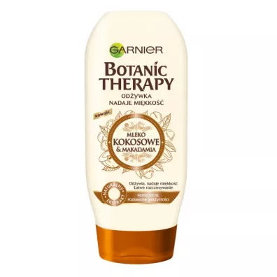 Garnier Botanic Therapy od�ywka do w�os�w suchych i pozbawionych spr�ysto�ci Mleko Kokosowe & Makadamia 200 ml