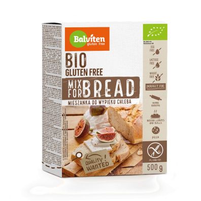 Balviten Mieszanka do wypieku chleba bezglutenowa 500 g Bio