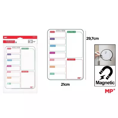 Mp Main Paper Planer tygodniowy magnetyczny A4