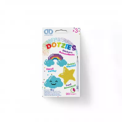 Diamond Dotz Sky- 3pak Naklejki Dante