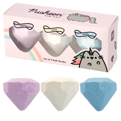 Kule do k�pieli Pusheen Owocowe zapachy 3 szt.