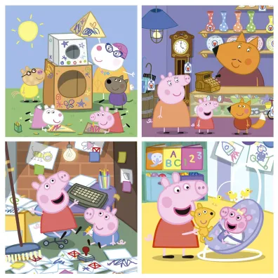 Puzzle 4w1 �winka Peppa 113786 Educa