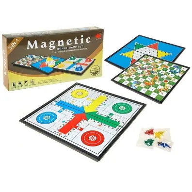 Gry planszowe 3w1 magnetyczne Adar