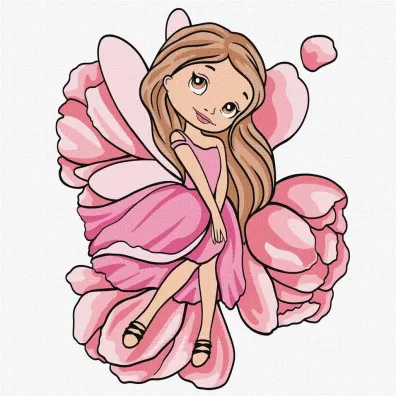 Malowanie po numerach - Nie�mia�a wr�ka Kids 25x25cm Ideyka