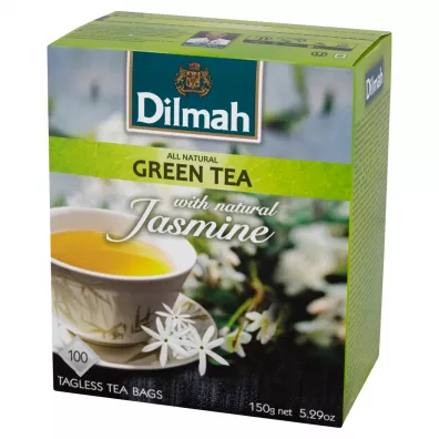 Dilmah Zielona herbata ja�minowa Jasmine Green 100 x 1,5 g