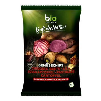 Bio-Zentrale Chipsy wielowarzywne bez glutenu 80 g Bio