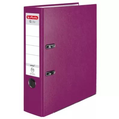 Herlitz Segregator A4 PP Q file 8 cm jagodowy