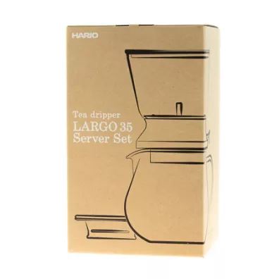 Hario Largo 35 Tea Dripper Server Set Zaparzacz do herbaty z dzbankiem 350 ml