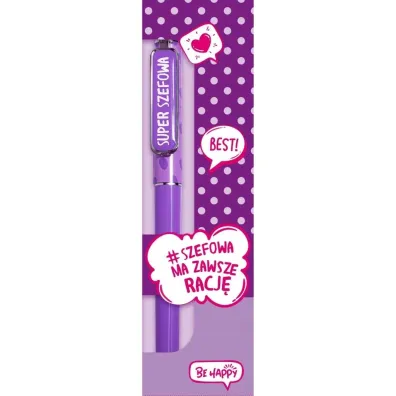 Be-Happy Gifts D�ugopis Pop Art - Super Szefowa