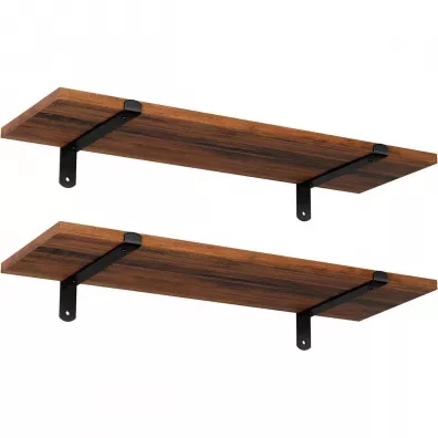 Songmics Rustykalne pki cienne 60 cm