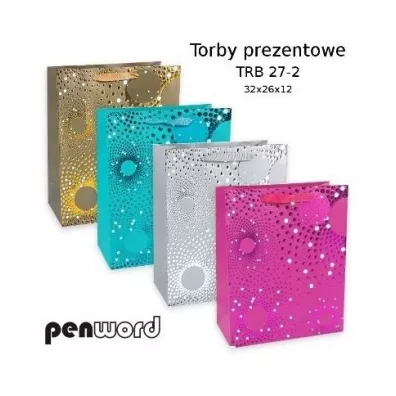 Penword Torebka prezentowa mix 32x26x12cm