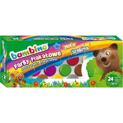 St. Majewski Farby plakatowe Bambino 24x10ml