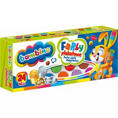 St. Majewski Farby plakatowe Bambino 24 x 10 ml