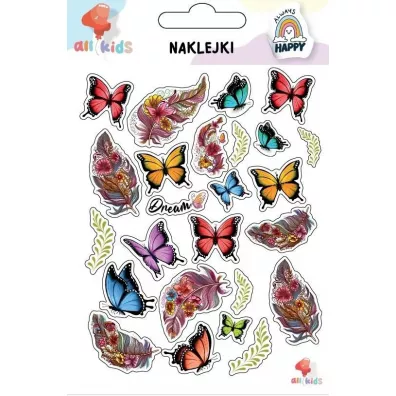 All4Kids Naklejki dla dzieci Pi�ra motyle
