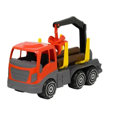 Ci�ar�wka z drewnem i d�wigiem Timber truck 45cm Tactic