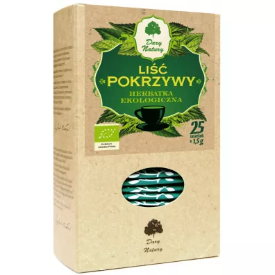 Dary Natury Herbatka li pokrzywy 25 x 1,5 g Bio